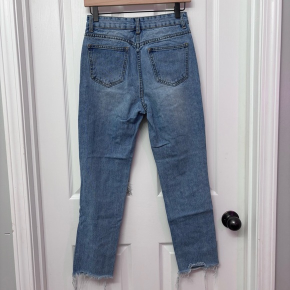 Momokrom High Waisted Straight Leg Mom Jeans - Picture 2 of 10